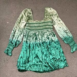Velvet Monochrome Dress